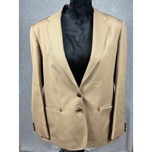 Vintage Kenny Rogers Western Collection Circle S Blazer Womens Size 18